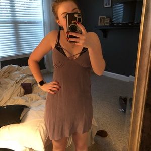 tillys lavender slip dress size XS